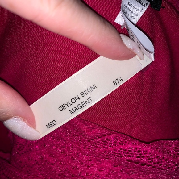 ✨Last One✨ Med - Magenta Bikini By: Cosabella - Picture 4 of 7
